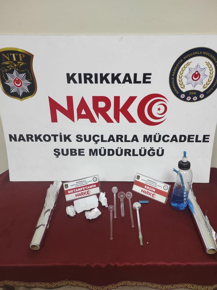 Kırıkkale'de uyuşturucu taciri tutukland